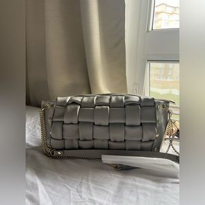 NWT Isadora genuine leather grey bag